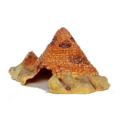 Jaskinia dla żółwia, agamy , Duża wyspa ciepła PIRAMIDA