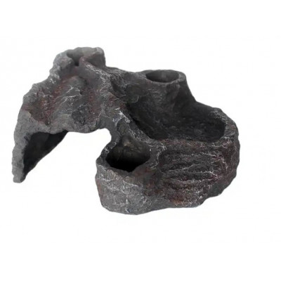 Jaskinia dla żółwia, agamy, Duża wyspa ciepła WULKAN