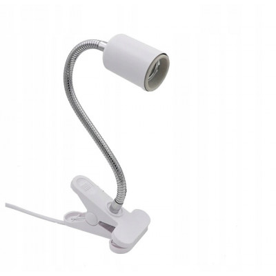 Lampa na żarówkę z uchwytem i regulacją