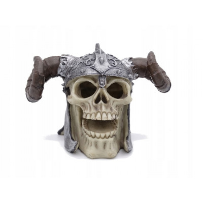 Czaszka Wikinga, ozdoba, kryjówka, do terrarium, akwarium
