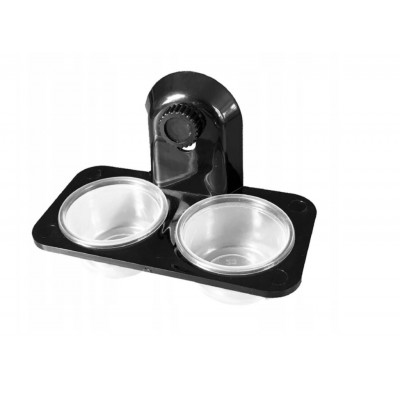 Miska z rantem na owady karmowe z przyssawką podwójna