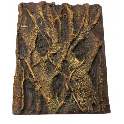 Tło Strukturalne do Terrarium 3D ZŁOTE KORZENIE