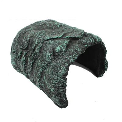 Jaskinia dla żółwia, agamy Duża wyspa ciepła ZIELONA